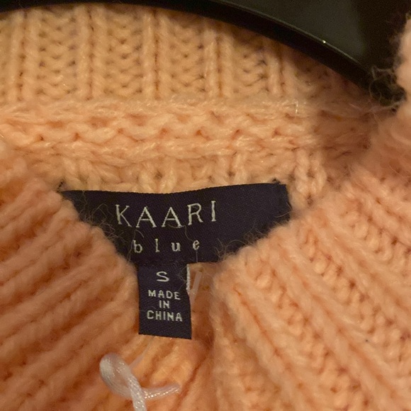 Kaari BluePeach color sweater - Picture 3 of 4